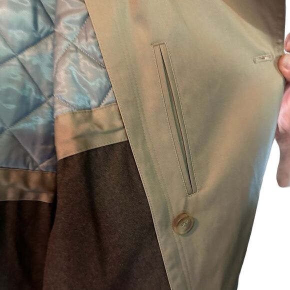 Hart Schaffner Marx Men's Burnett Trench Coat sz 44 - Picture 6 of 14